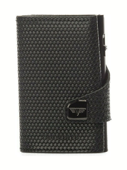 Tru Virtu Click & Slide Leather Men's Wallet Ca...