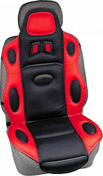 Lampa Leatherette Single Seat Cover 1pcs Rally Sport Red / Black