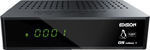 Edision Δορυφορικός Αποκωδικοποιητής OS NINO+ DVB-C / DVB-S2 / DVB-T2 mit PVR-Aufnahmefunktion und Eingebautes WLAN in Schwarz Farbe