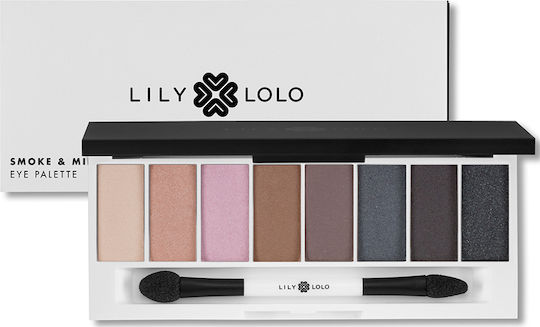Lily Lolo Smoke & Mirrors Palette Eye Shadows In Pressed Powder Form 8gr