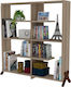 Bookcase Kipp Sonama in Walnut 113x28x115cm