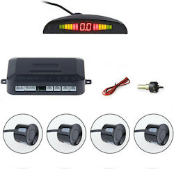 Car Parking System with Screen and 4 Sensors in Black Colour PS-400