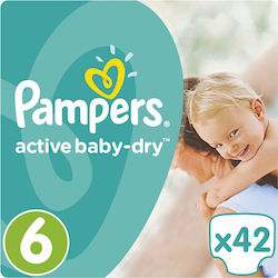 Pampers Active Baby No. 6 για 15+kg 42τμχ Pampers Active Baby No. 6 για 15+kg 42τμχ