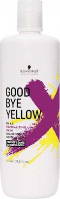 Schwarzkopf Good Bye Yellow Shampoos Color Maintenance for Coloured Hair 1000ml