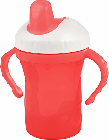 Mam Primamma Easy Cup Cana de antrenament pentru bebeluși Plastic cu mânere Roșu pentru 6m+m+ 310ml 803G