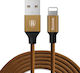 Baseus Yiven Braided USB to Lightning Cable Καφ...