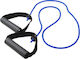 Lowenstein Exercise Tube With Handles Resistance Band Gymtube Hard with Handles Blue 1.2m