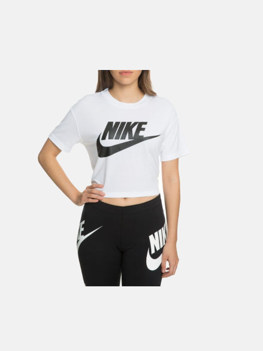Nike Essential Damen Sportlich Bluse Kurzärmeli...