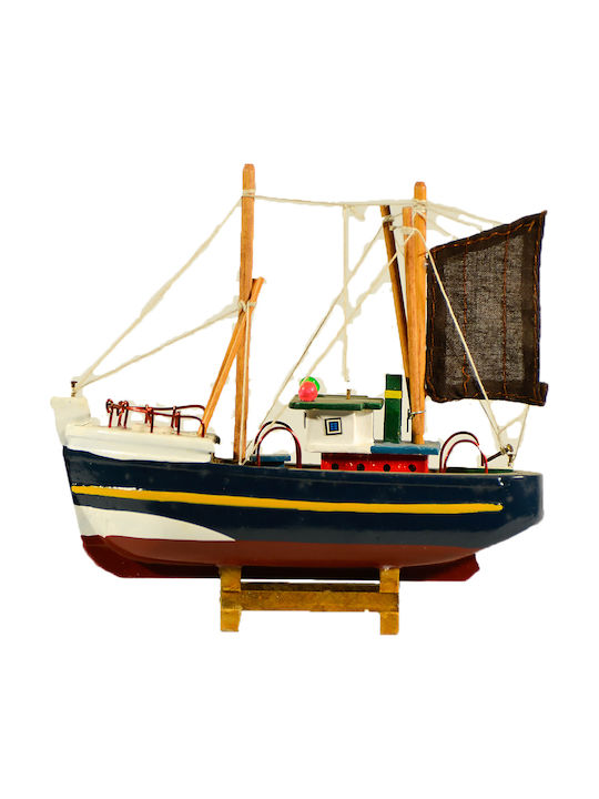 SP Souliotis Wooden Miniature Ship 15x4x12cm