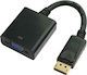 Converter DisplayPort male to VGA female 1pcs 18220