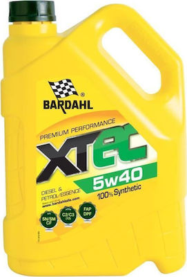 Bardahl XTEC Synthetic Car Lubricant 5W-40 C3 5lt