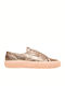 Superga 2750 Syncrackleatherw Γυναικεία Sneakers Χρυσά