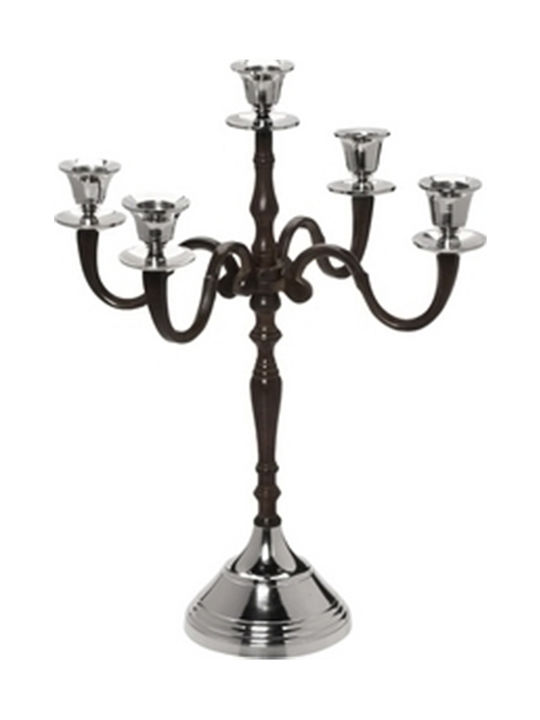 Espiel Candle Holder Metal in Brown Color 77cm 1pcs