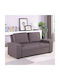 Kanna Two-Seater Couch Bed Brown 176x102x91cm