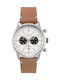 Gant Bradford Watch Chronograph Battery with Brown Leather Strap