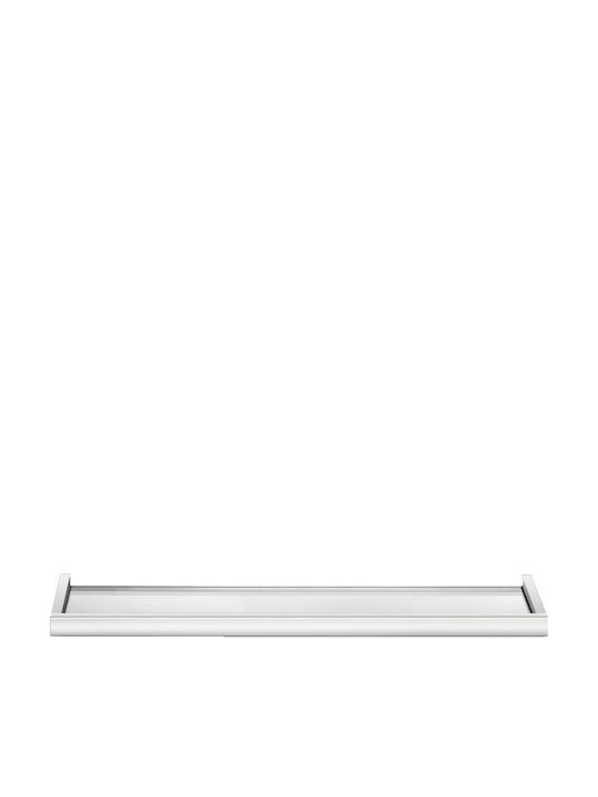 Sanco Allegory Wall Mounted Bathroom Shelf Glass with 1 Shelf 60x12.5x3.5cm