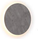 Aca Eclipse Modern Wall Lamp with Integrated LED and Warm White Light Gray 40x3.8cm