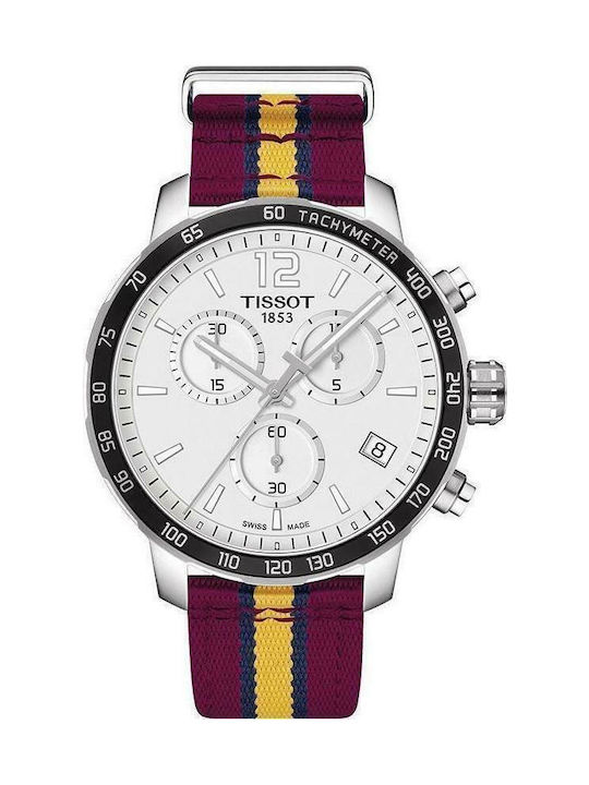 Tissot Quickster Chronograph NBA Cleveland Cavaliers Ρολόι Μπαταρίας με Υφασμάτινο Λουράκι