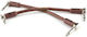 Proel Cable 6.3mm male - 6.3mm male 0.15m Brown...