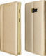 Star Case Classic Soft Book Δερματίνης Χρυσό (Galaxy A3 2017)