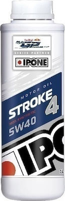 Ipone Stroke 4 Racing Synthetic Motorcycle Oil for Four-Stroke Engines 5W-40 1lt