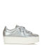 Sante 99041-10 Damen Flatforms Sneakers Silber