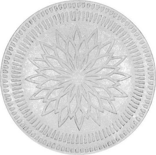 Zaros Decorative Platter Stone Grey 43x43cm