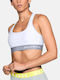 Basic Mid Crossback Frauen Sport-BHs Sport-BH Weiß