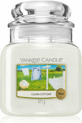 Yankee Candle Αρωματικό Κερί σε Βάζο Clean Cotton 411gr