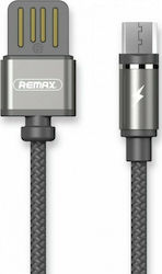 Remax Gravity RC-095m 1m Braided / Magnetic USB 2.0 to micro USB Cable (14939)