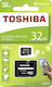 Toshiba M203 microSDHC 32GB Class 10 U1 UHS-I με αντάπτορα