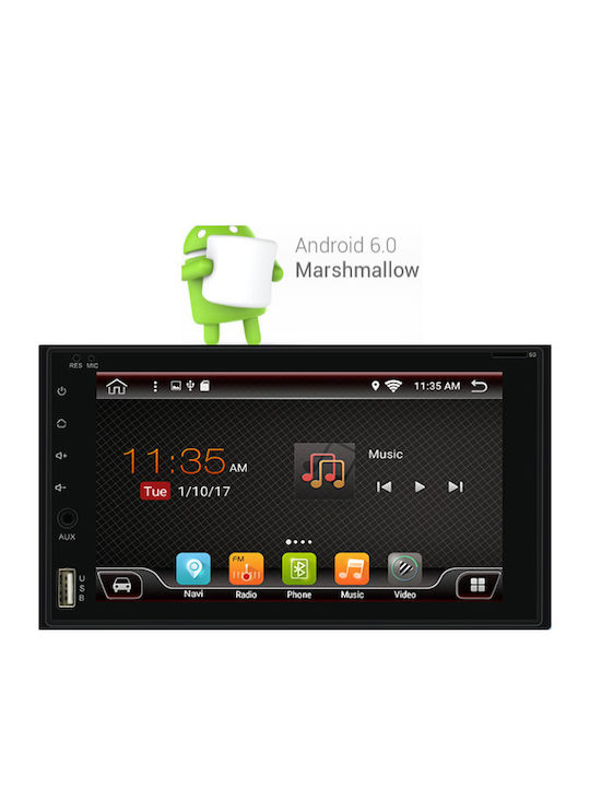 Digital IQ Car-Audiosystem 2DIN (Bluetooth/USB/AUX/WiFi/GPS) mit Touchscreen 6.5" IQ-AN 7650_GPS