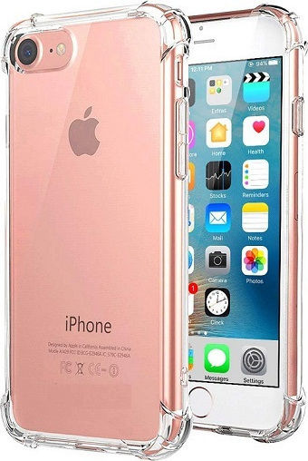 Anti Shock Umschlag Rückseite Silikon 0.5mm Transparent (iPhone 7/iPhone 8/iPhone SE 2020/iPhone SE 2022)