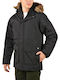 Curtis Winter Jacke Parka Wasserdicht Schwarz