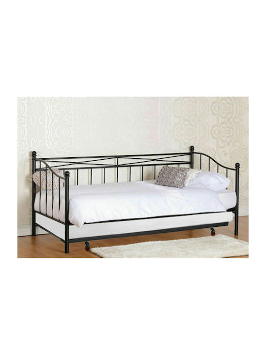 Marin Daybed Sofa Bed Single Metal Black for Ma...