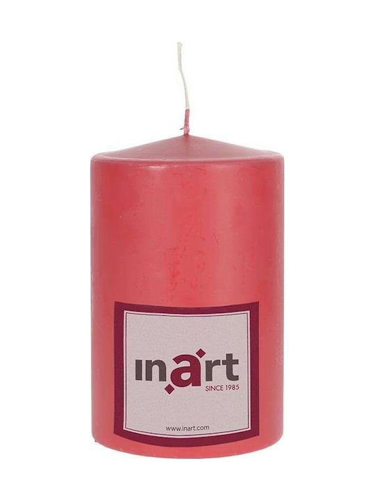 Inart Scented Candle Red 1pcs