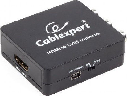 Cablexpert Μετατροπέας HDMI female σε RCA female 1τμχ DSC-HDMI-CVBS-001
