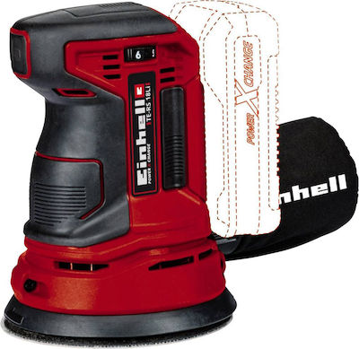 Einhell TE-RS 18 Li Solo Solo Battery Powered Eccentric Sander 125mm Battery 18V with Speed Control and with Suction System 4462010