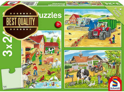 Kids Puzzle Farm for 3++ Years 24pcs Schmidt Spiele