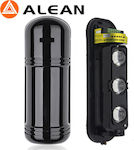 ALEAN ABE-150 (Negru) Pereche de detectoare de raze infraroșii active Triple Beam 150 metri