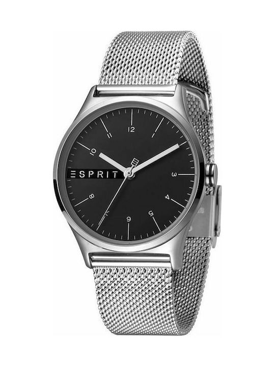 Esprit Essential Uhr mit Silber Metallarmband