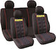 Momo Car Cover Set 7pcs Polyester 009 Black