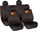 Momo Car Cover Set 7pcs Polyester 003 Black