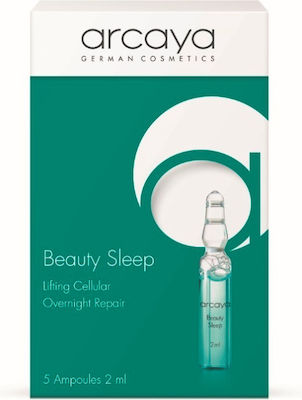 Arcaya Beauty Sleep Ampoules 5x2ml Serum Gesicht für Straffung 5x2ml