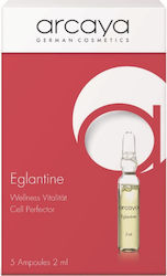 Arcaya Eglantine Fine Oils Ampoules 5x2ml Serum Față pentru Strângere 10ml