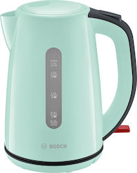 Bosch TWK 7502 Βραστήρας 1.7lt 2200W Τιρκουάζ