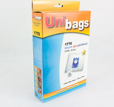 Unibags 1770D Vacuum Cleaner Bags 5pcs Compatible with AEG / Electrolux / Philips Vacuum Cleaners