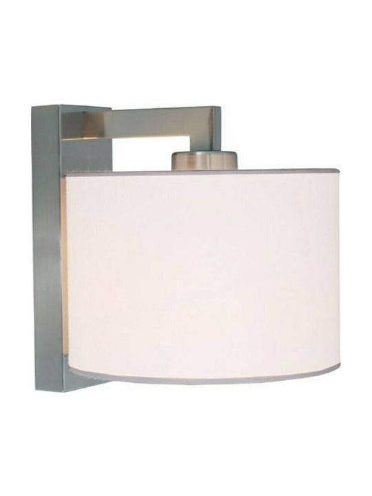 Aca Modern Wall Lamp with Socket E27 White Width 20cm