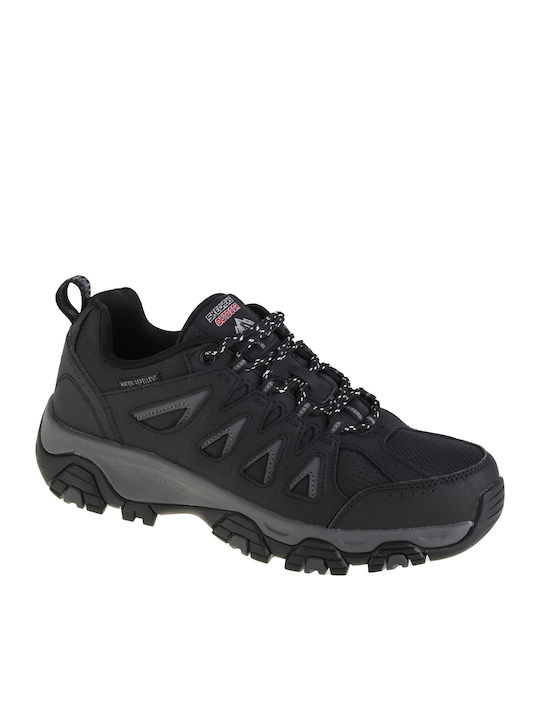 Skechers Ανδρικά Ορειβατικά Παπούτσια Μαύρα