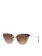 Michael Kors Women's Sunglasses with Multicolour Tartaruga Frame and Brown Lenses MK1033 3339/13